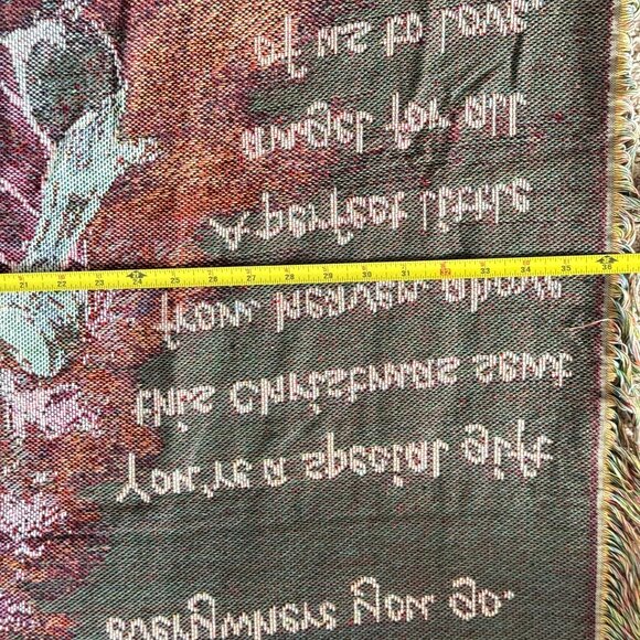 Babys 1st Christmas Throw Blanket 50 X 36 Collections Etc. Woven Teddy Bear - Picture 2 of 11